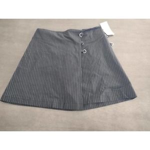 Black Pin Striped Skirt